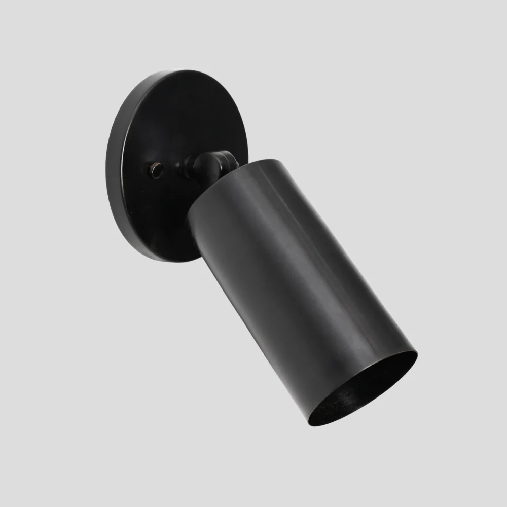 Antique Black Spot Light - Cylinder Wall Sconce - Image 2