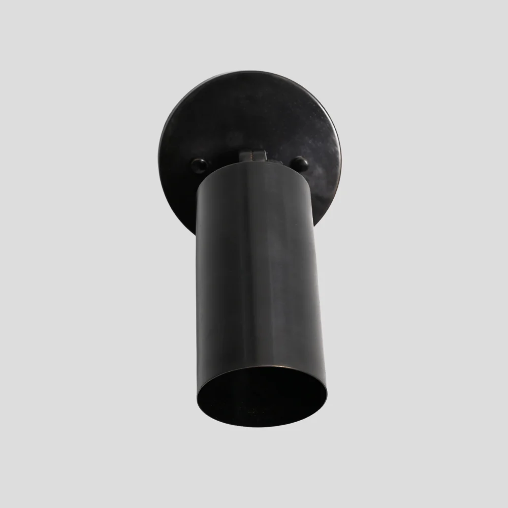 Antique Black Spot Light - Cylinder Wall Sconce - Image 6