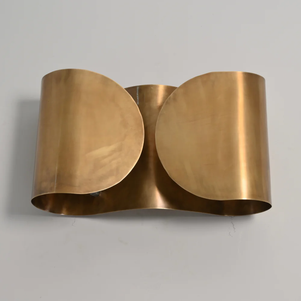 Brass ButterFly Wall Sconce - 2 Light Mid Century Modern - Image 4