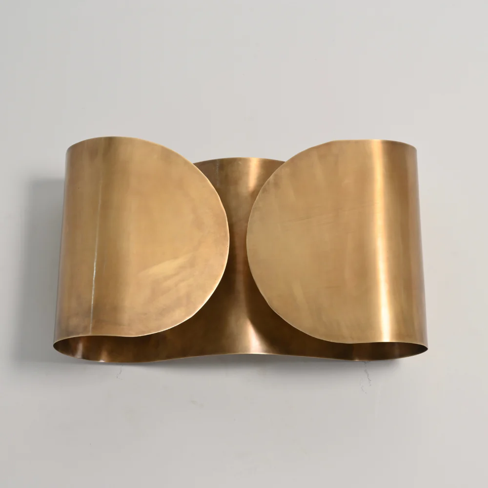 Brass ButterFly Wall Sconce - 2 Light Mid Century Modern - Image 6