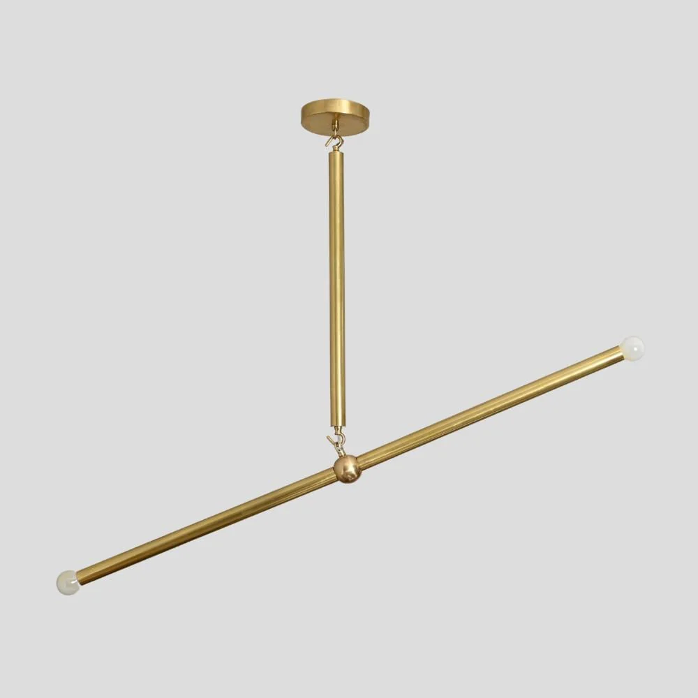 Brass Ceiling Light - Handmade Sputnik Chandelier