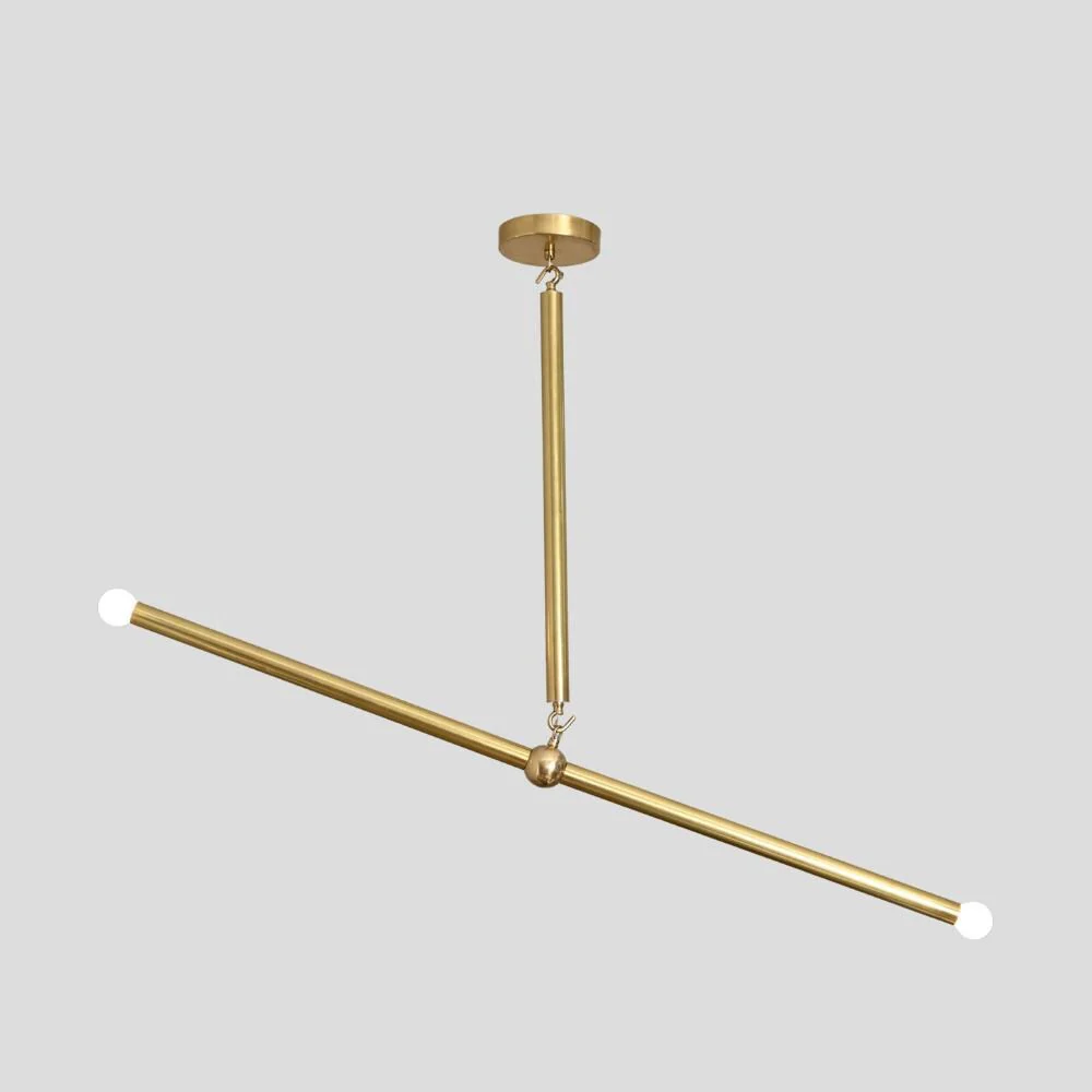 Brass Ceiling Light - Handmade Sputnik Chandelier - Image 2