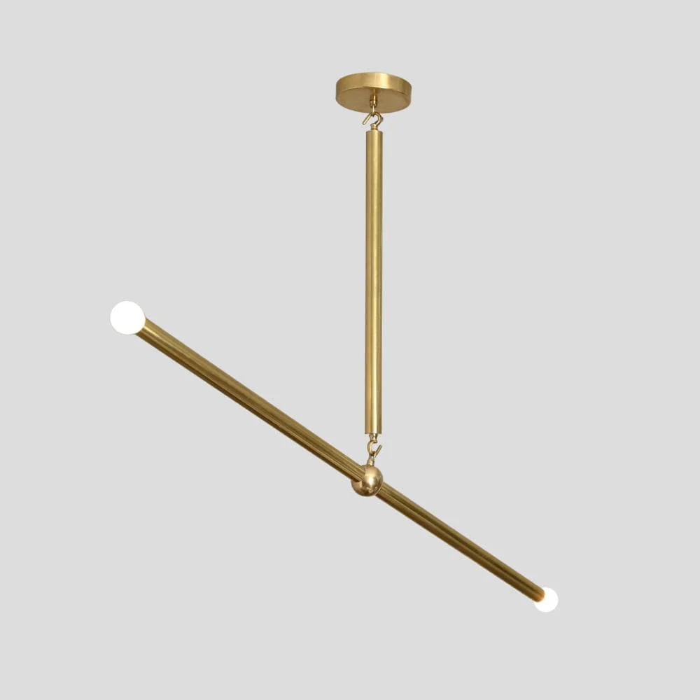 Brass Ceiling Light - Handmade Sputnik Chandelier - Image 3