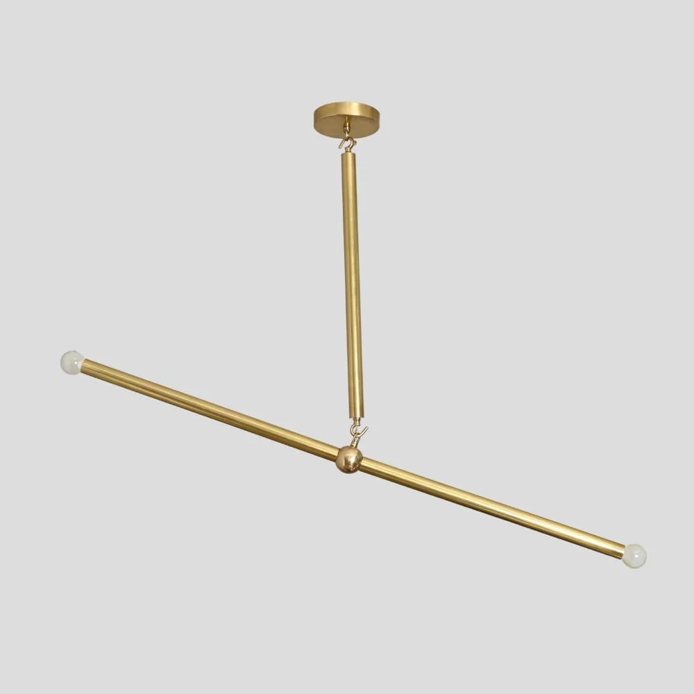Brass Ceiling Light - Handmade Sputnik Chandelier - Image 5