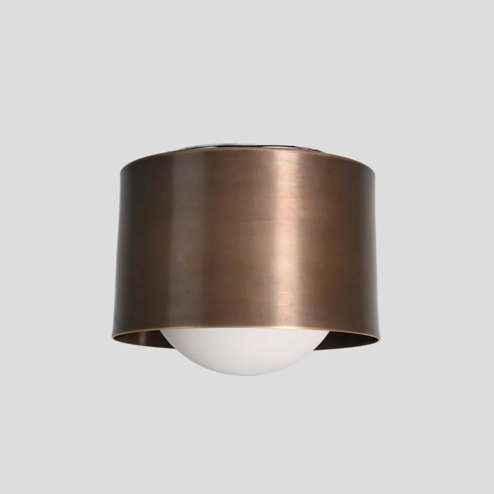 Minimalist Brass Spot Light - Flush Mount Ceiling Light - Image 2