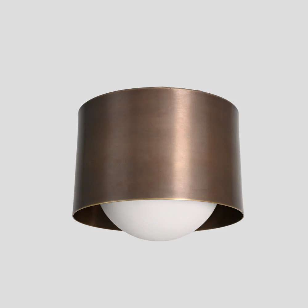Minimalist Brass Spot Light - Flush Mount Ceiling Light - Image 3