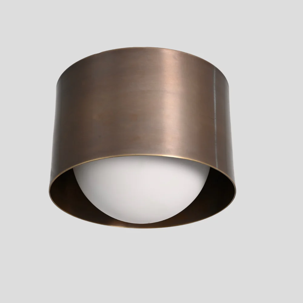 Minimalist Brass Spot Light - Flush Mount Ceiling Light - Image 4