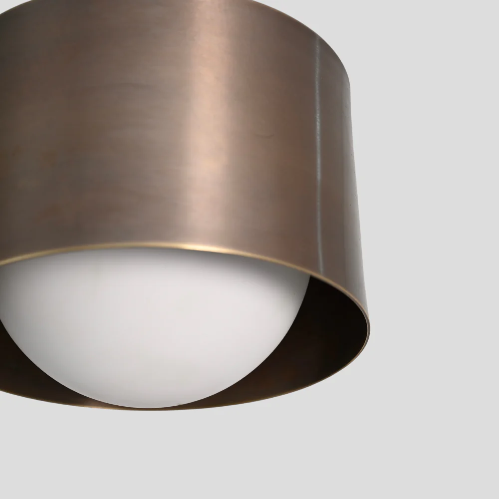 Minimalist Brass Spot Light - Flush Mount Ceiling Light - Image 5