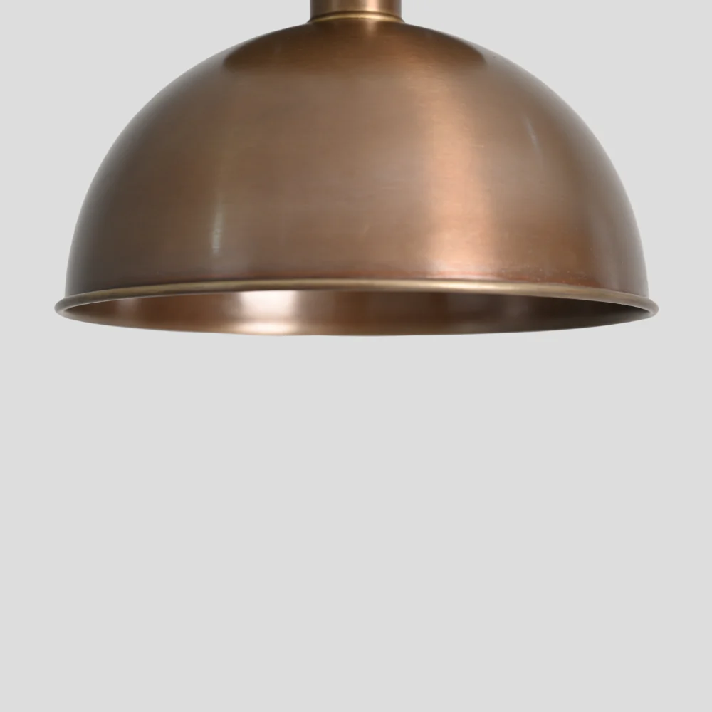 Minimalist Semi Flush Mount - Brass Ceiling Light - Image 5