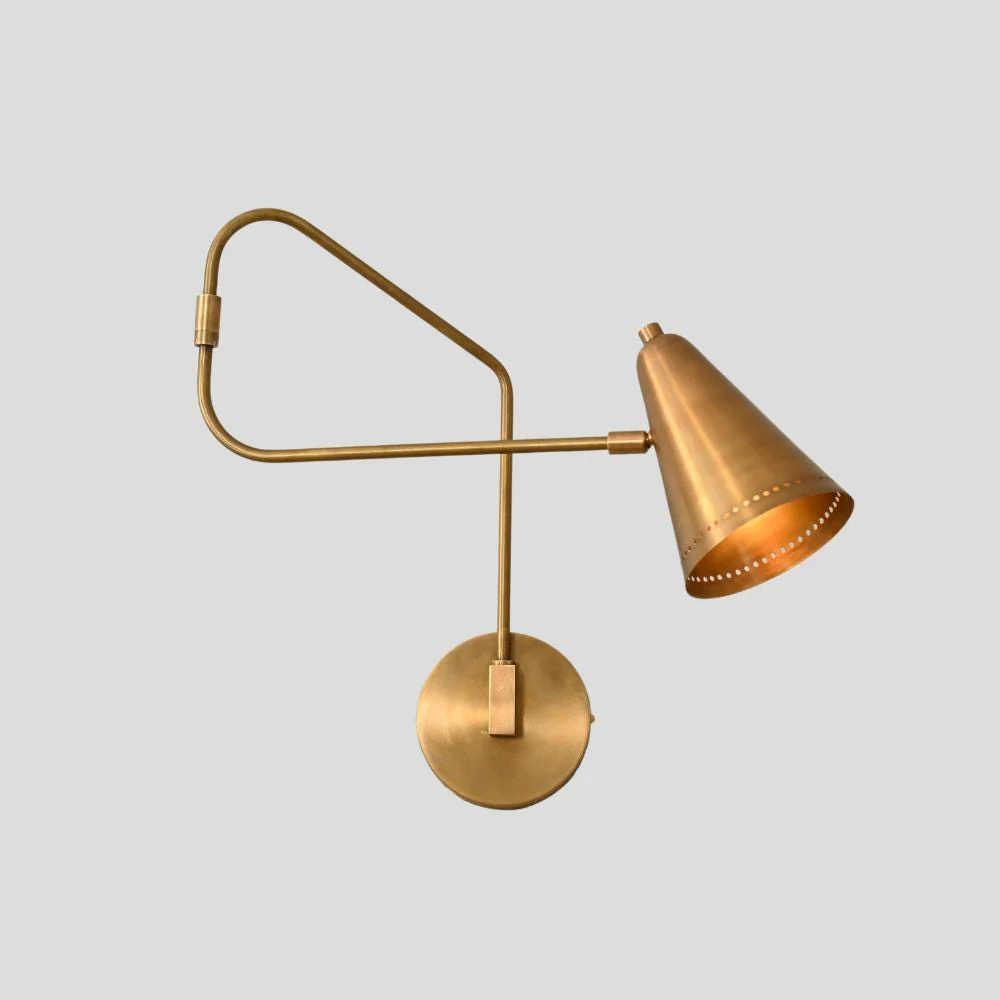 Swing Arm Sconce Light Wall Lamp - Mid Century Wall Sconce - Image 3