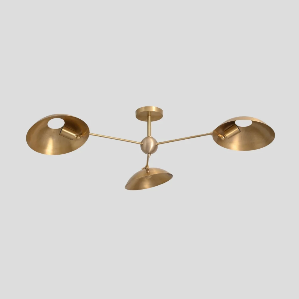 Three Arm Disc - Downward Ceiling Light - Image 3