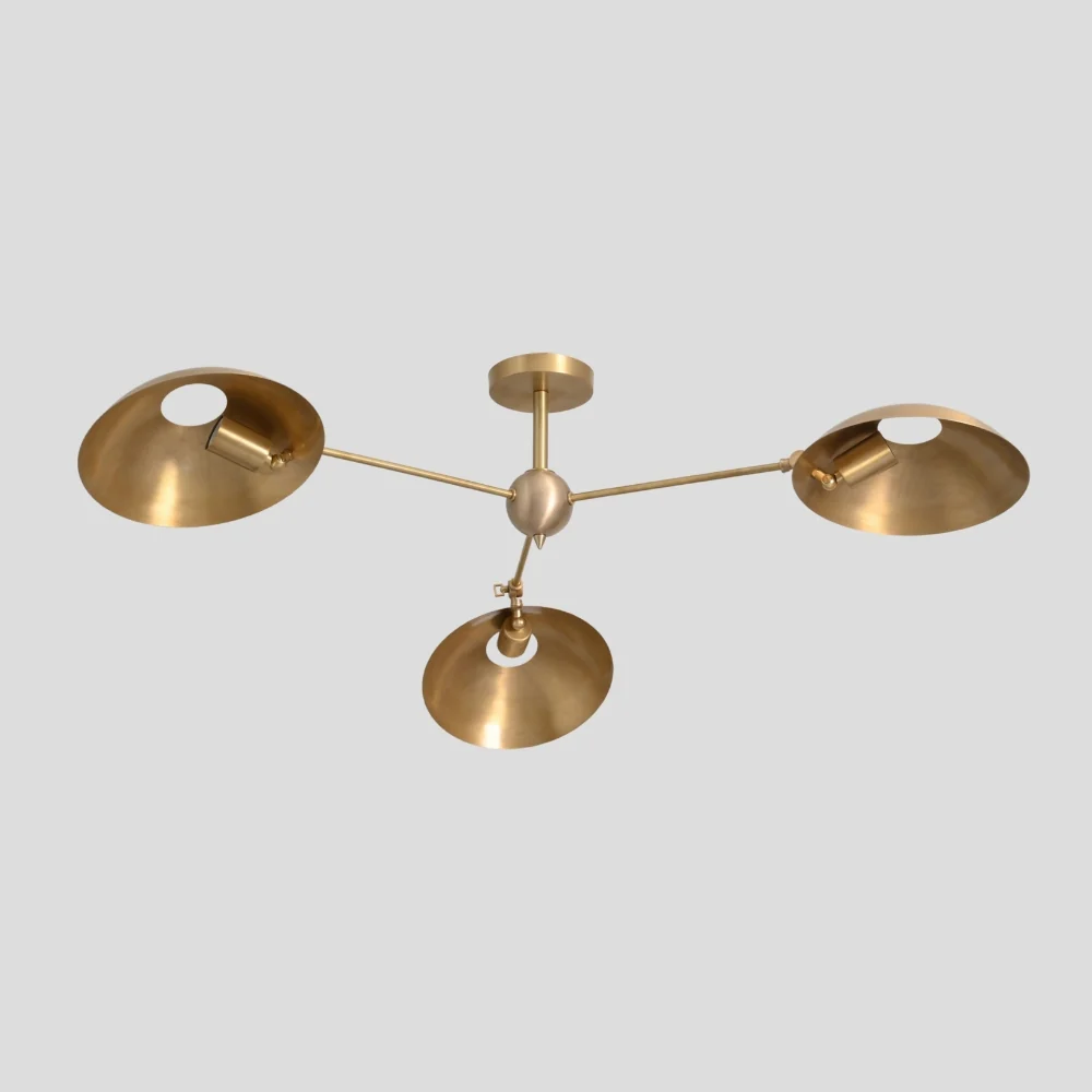 Three Arm Disc - Downward Ceiling Light - Image 4