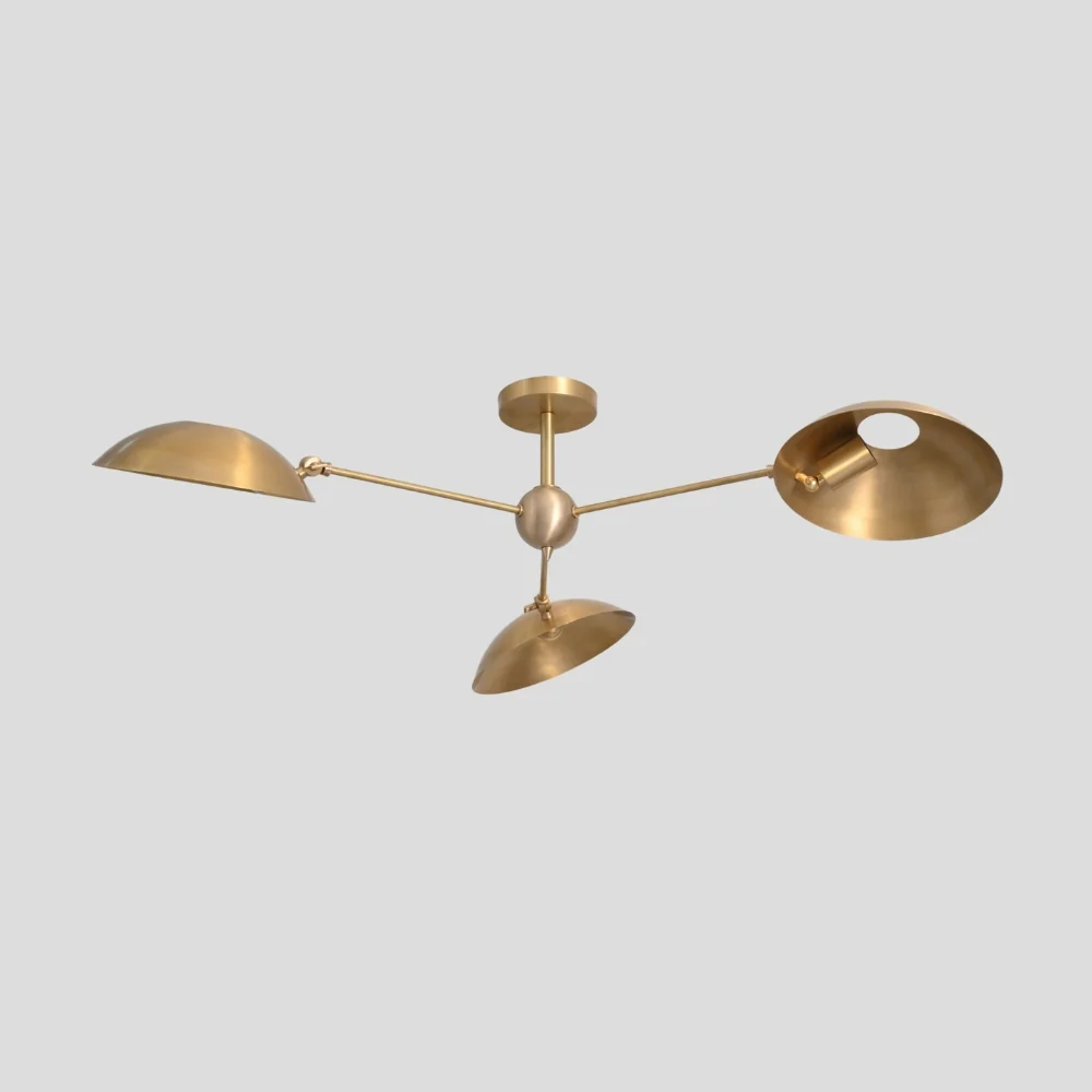 Three Arm Disc - Downward Ceiling Light - Image 5