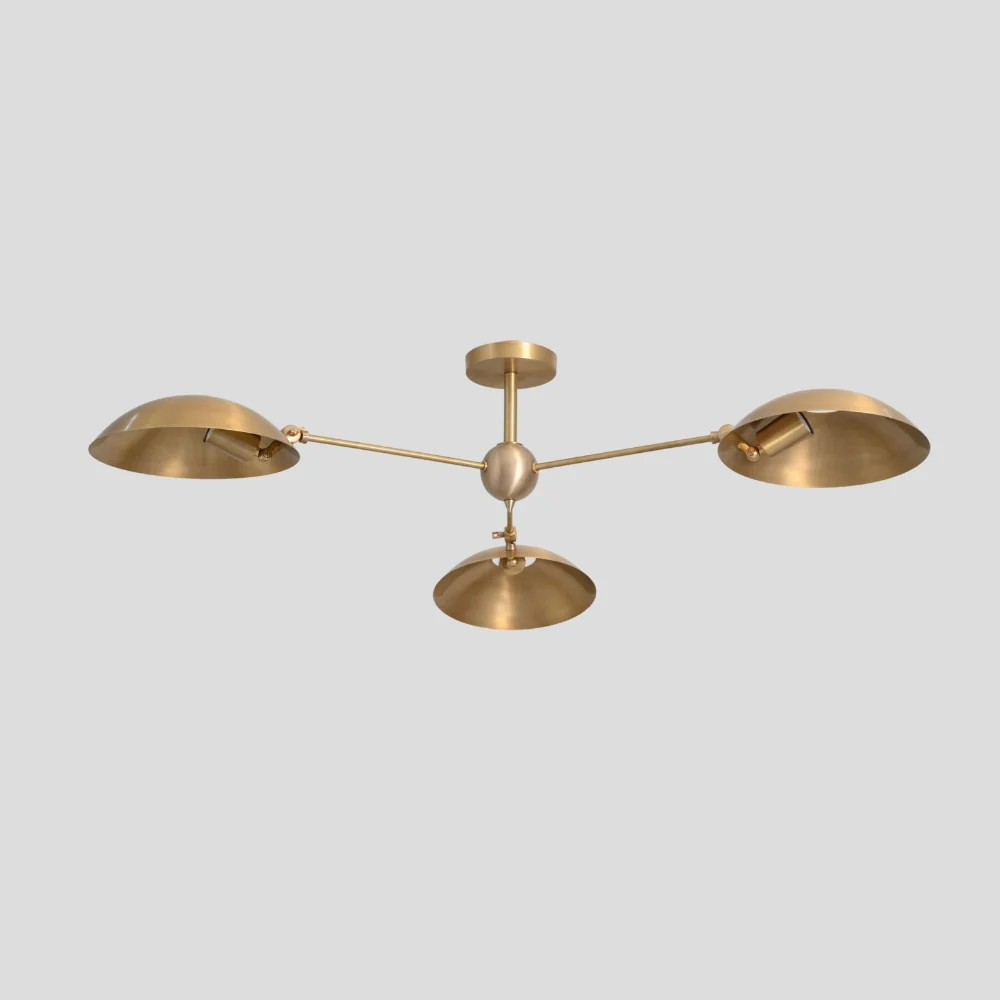 Three Arm Disc - Downward Ceiling Light - Image 6