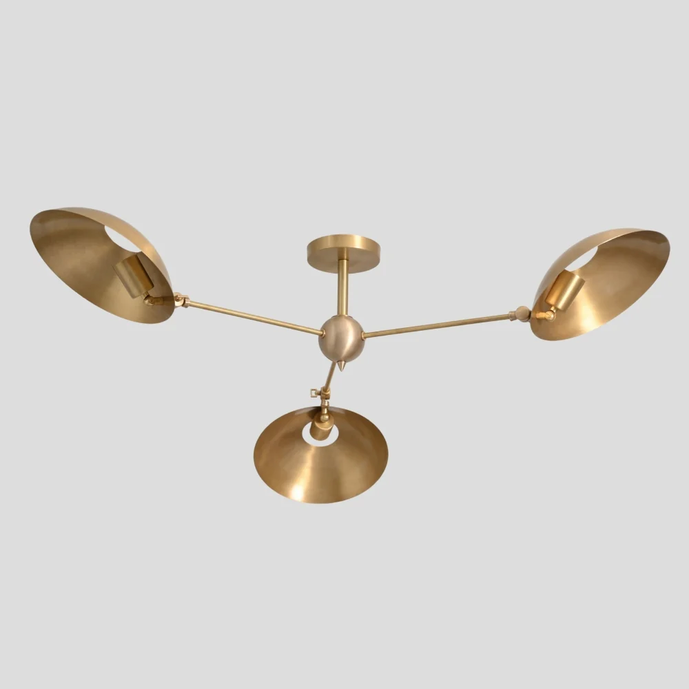 Three Arm Disc - Downward Ceiling Light - Image 7