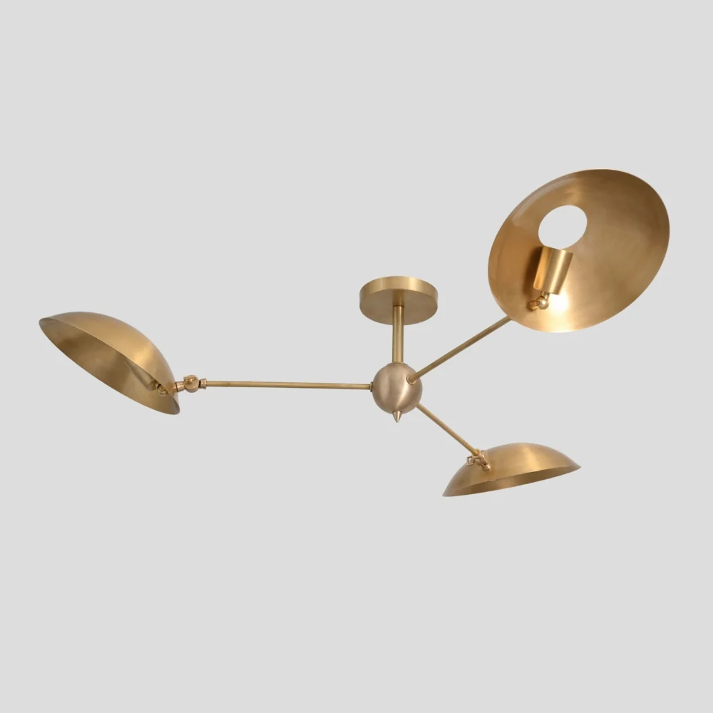 Three Arm Disc - Downward Ceiling Light - Image 8